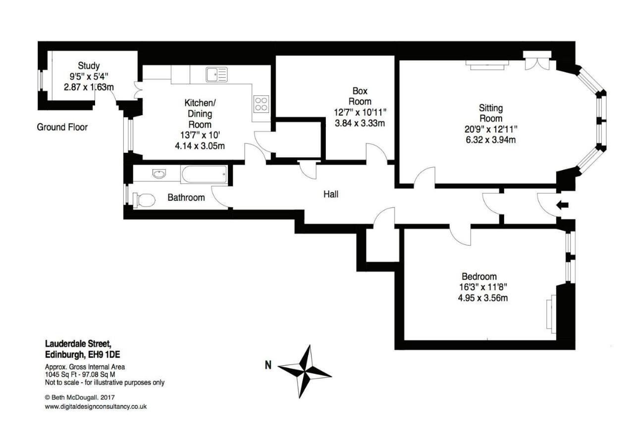 The Lauderdale Street Residence Edinburgh Eksteriør billede